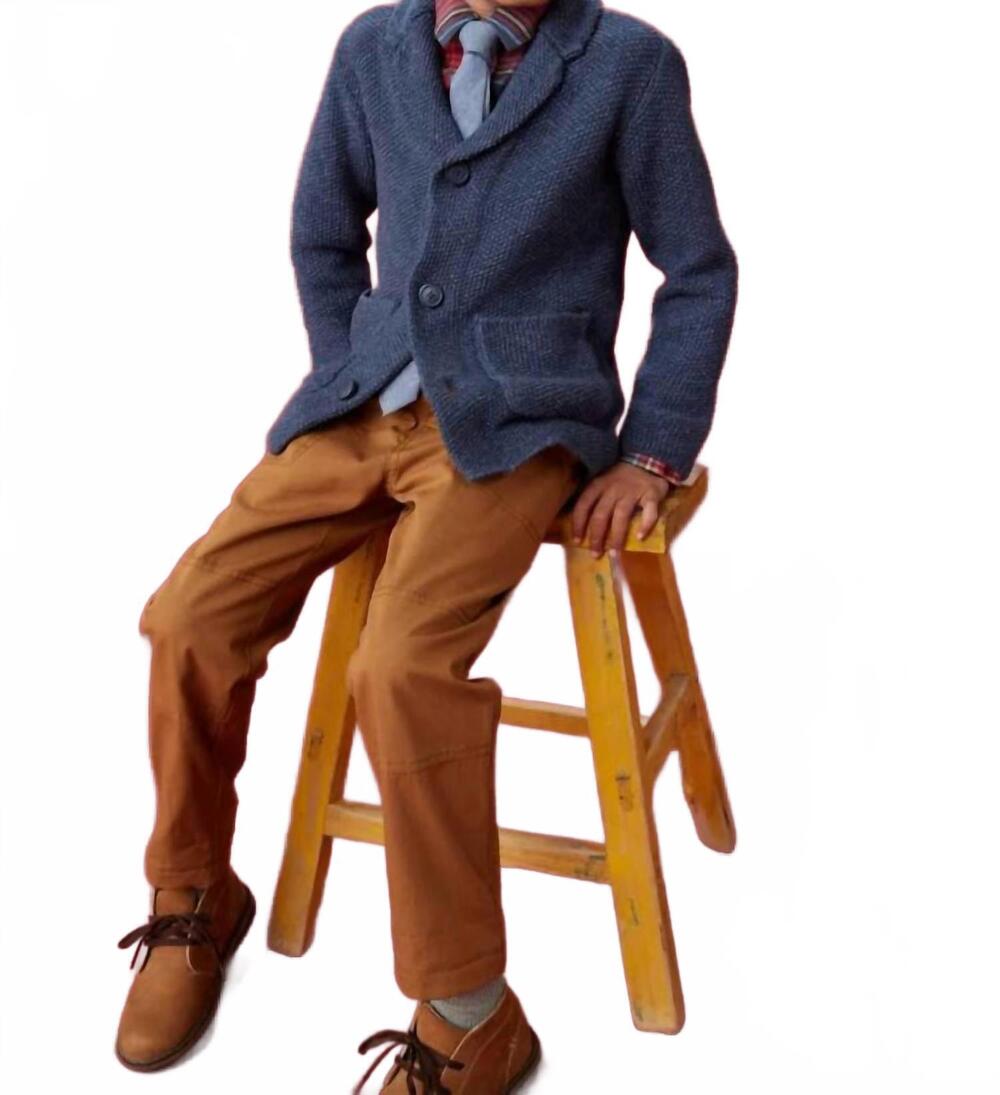 NEW TEA boys cozy does it lined pants in brown